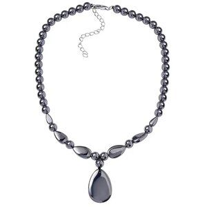 Terahertz Pear Necklace in Rhodium Over Sterling Silver - 18 - 20 Inches - NEW